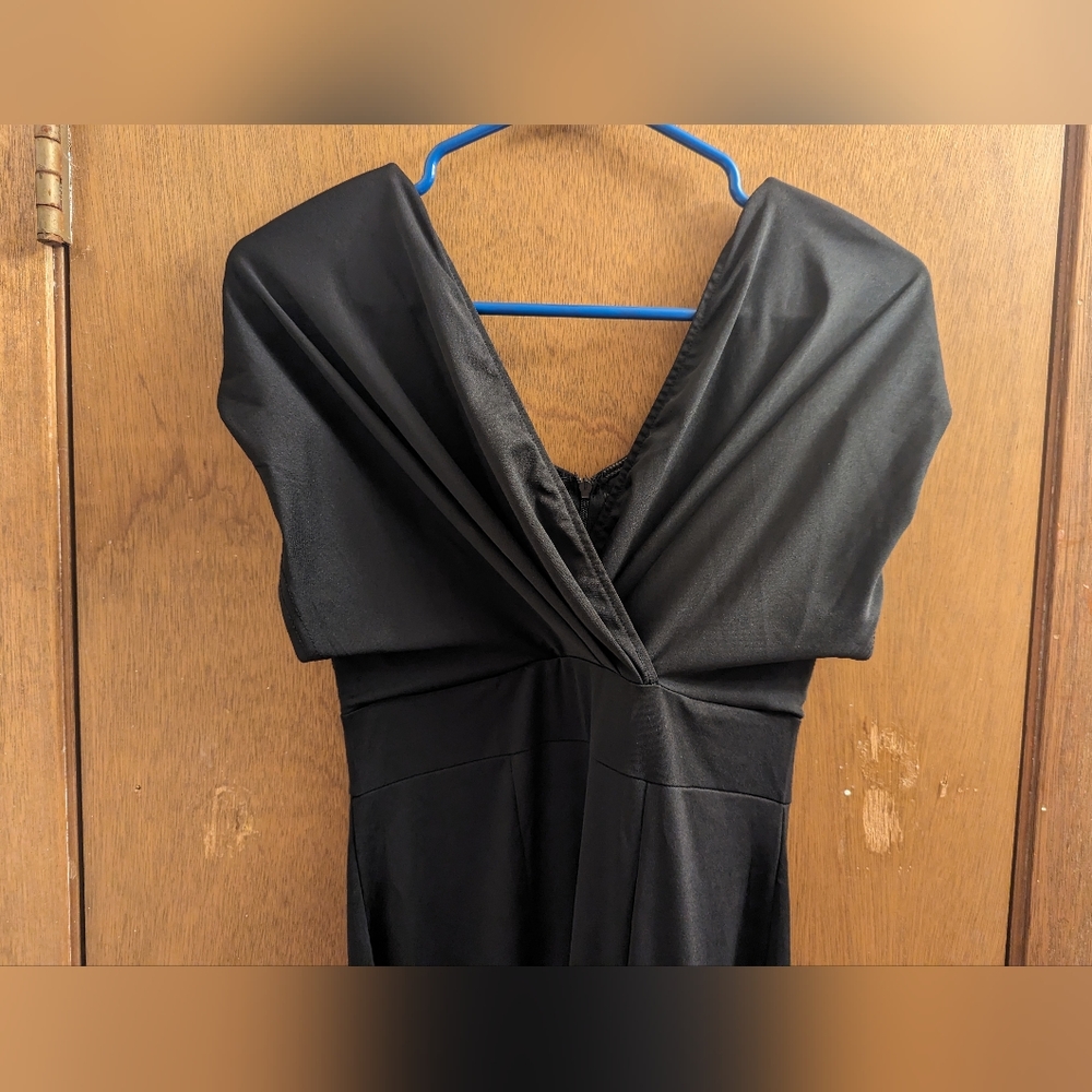 Formal Cap Sleeve Long Dress
